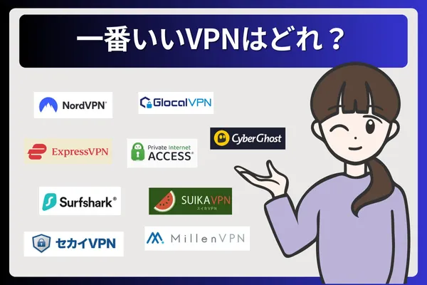 VPNおすすめ比較ランキング9選